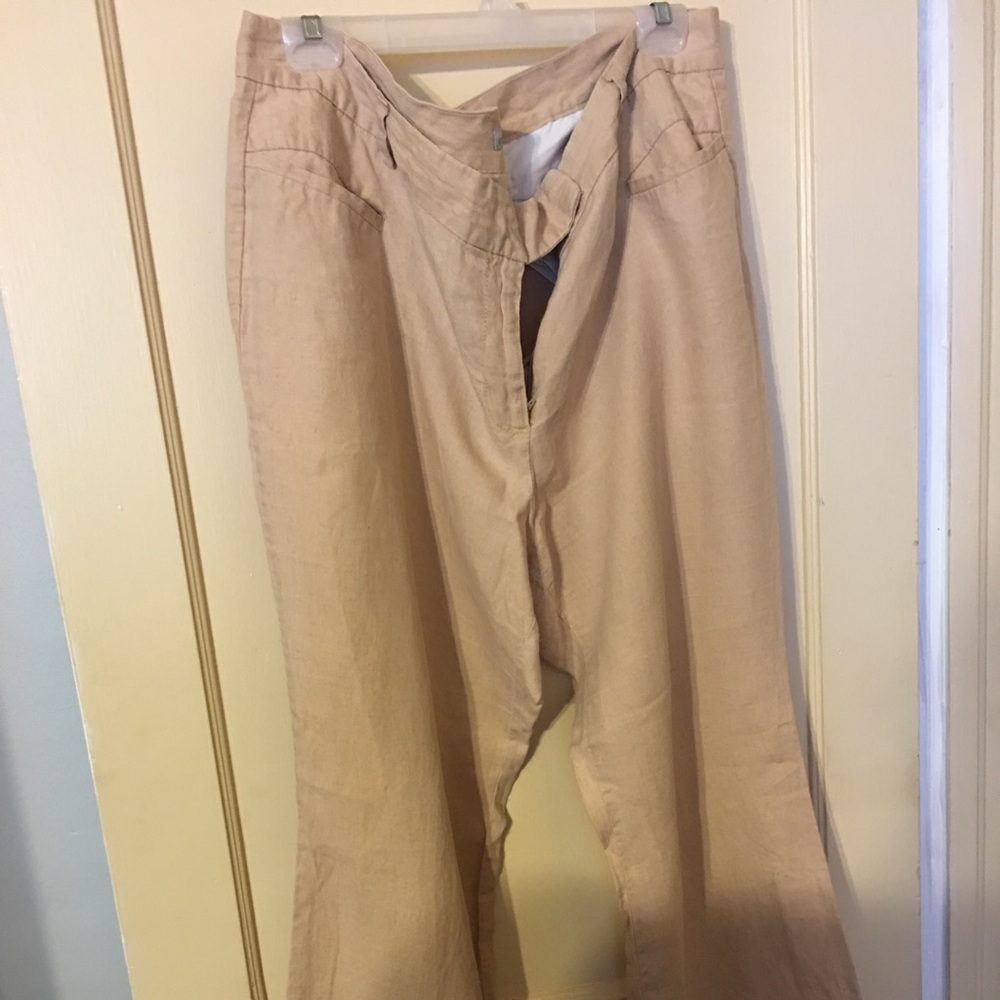 Old Navy wide leg linen pants